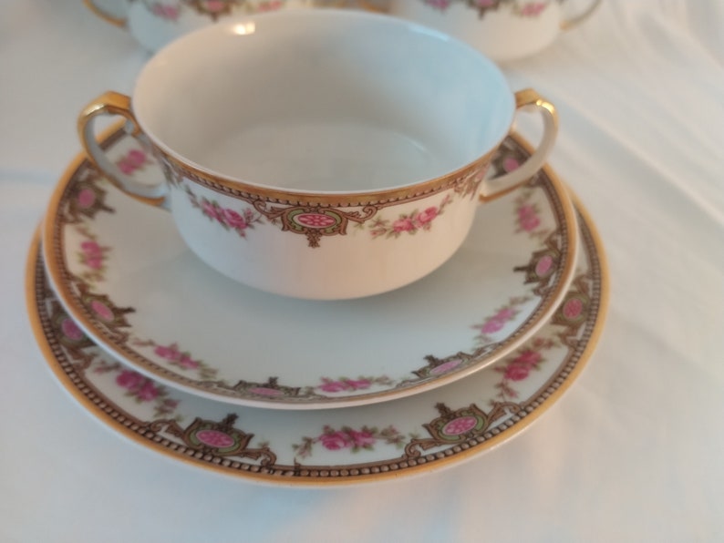 Vintage Heinrich & Co, Selb Bavaria Germany 5 Tea Cups Sets With Side ...