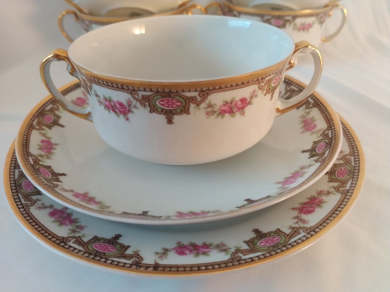 Vintage Heinrich & Co, Selb Bavaria Germany 5 Tea Cups Sets With Side ...