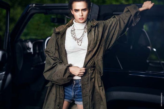 Vintage Night Desert Camouflage Coat Parka Jacket