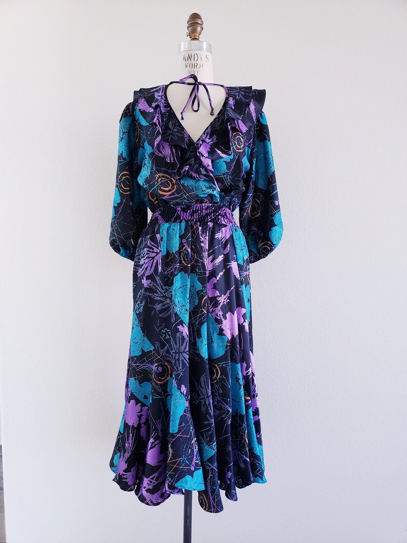 Vintage Susan Freis Assorti 80s Dress - craibas.al.gov.br