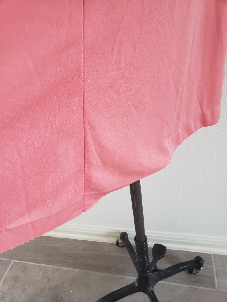 Vintage 70s Peachy Pink Maxi Dress by Infinity