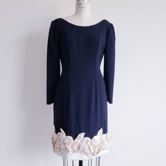 Vintage Victor Costa Black Party Dress