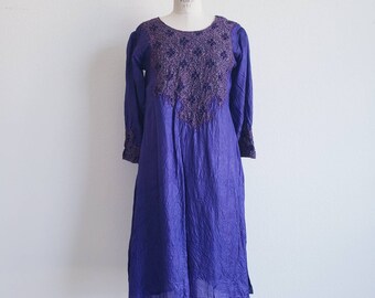 purple and gold tunic