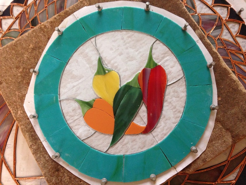 Stained Glass Chili Hot Peppers