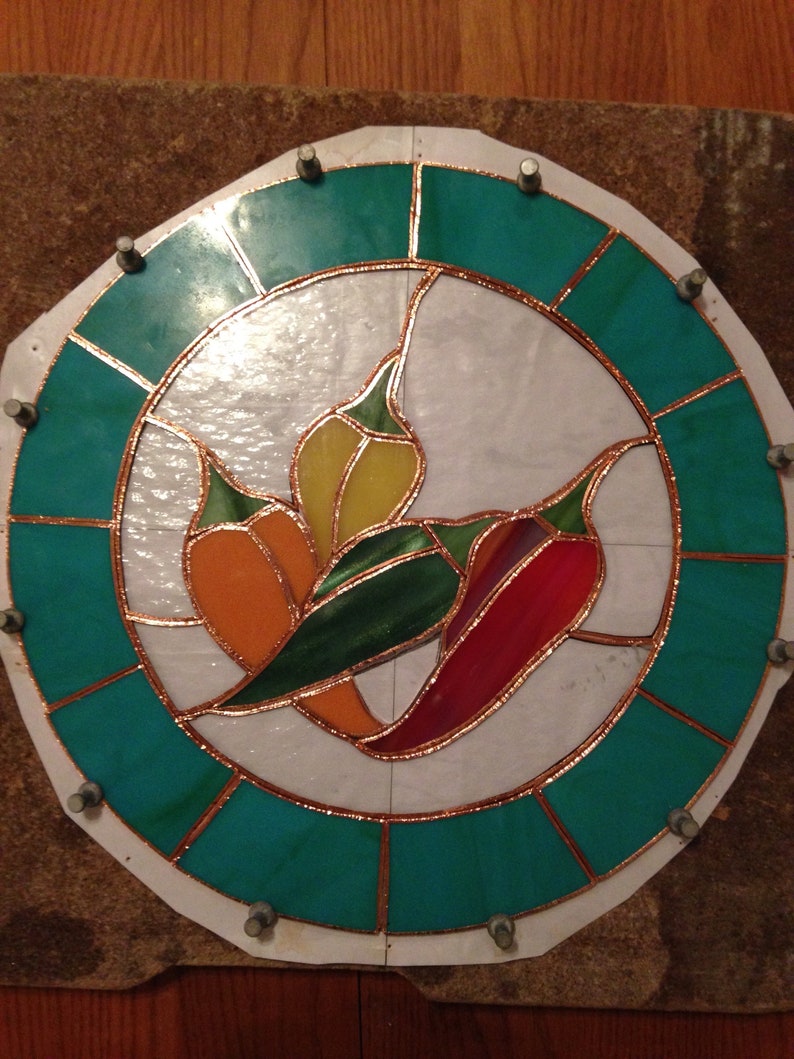 Stained Glass Chili Hot Peppers