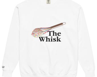 The Whisk: Sudadera unisex teñida en prenda