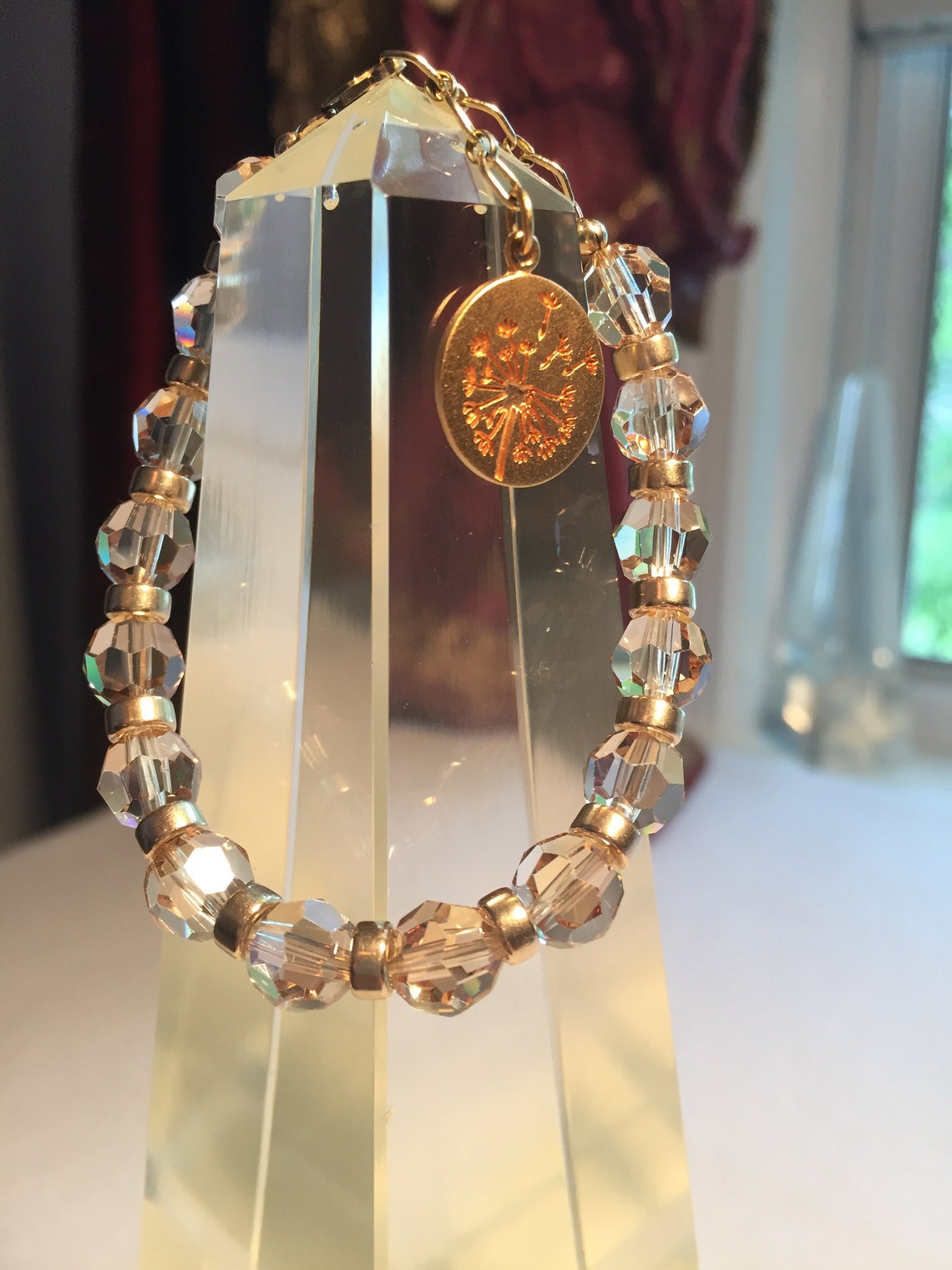 Release & Clearing Therapeutic Sacred Energy Infused Swarovski Crystal Healing Bracelet by