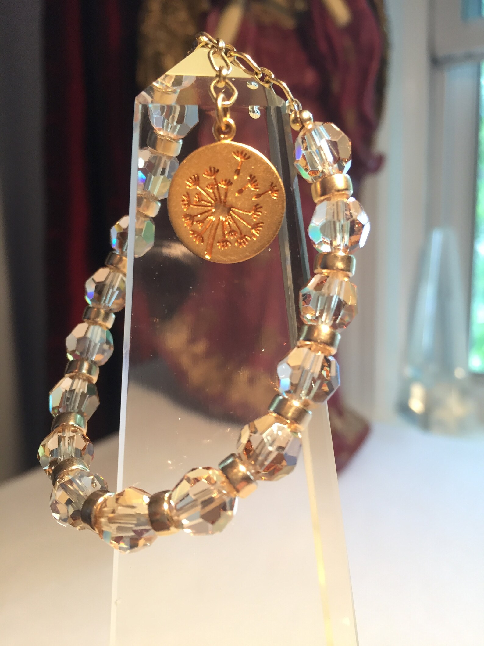 Release & Clearing Therapeutic Sacred Energy Infused Swarovski Crystal Healing Bracelet by