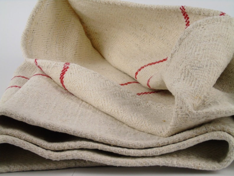 Saco de grano tela Vintage antiguo stairruner alfombra | Etsy