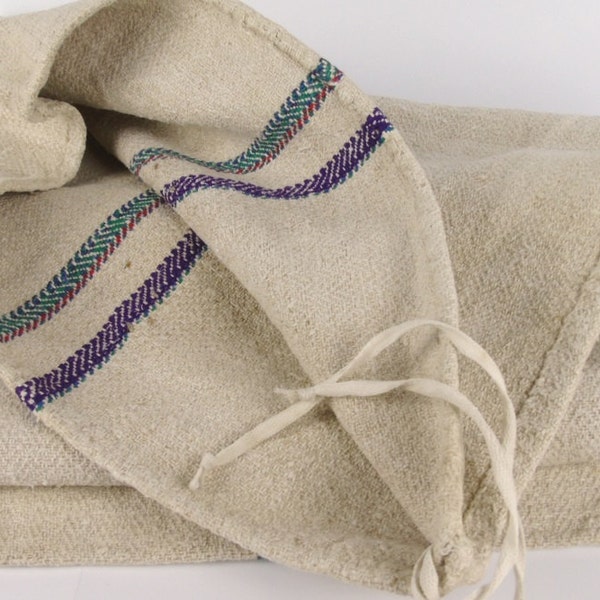 Sac à grain ancien Vintage tissu ancien tissu d’ameublement Tapis stairruner chemin de Table tapis de bain