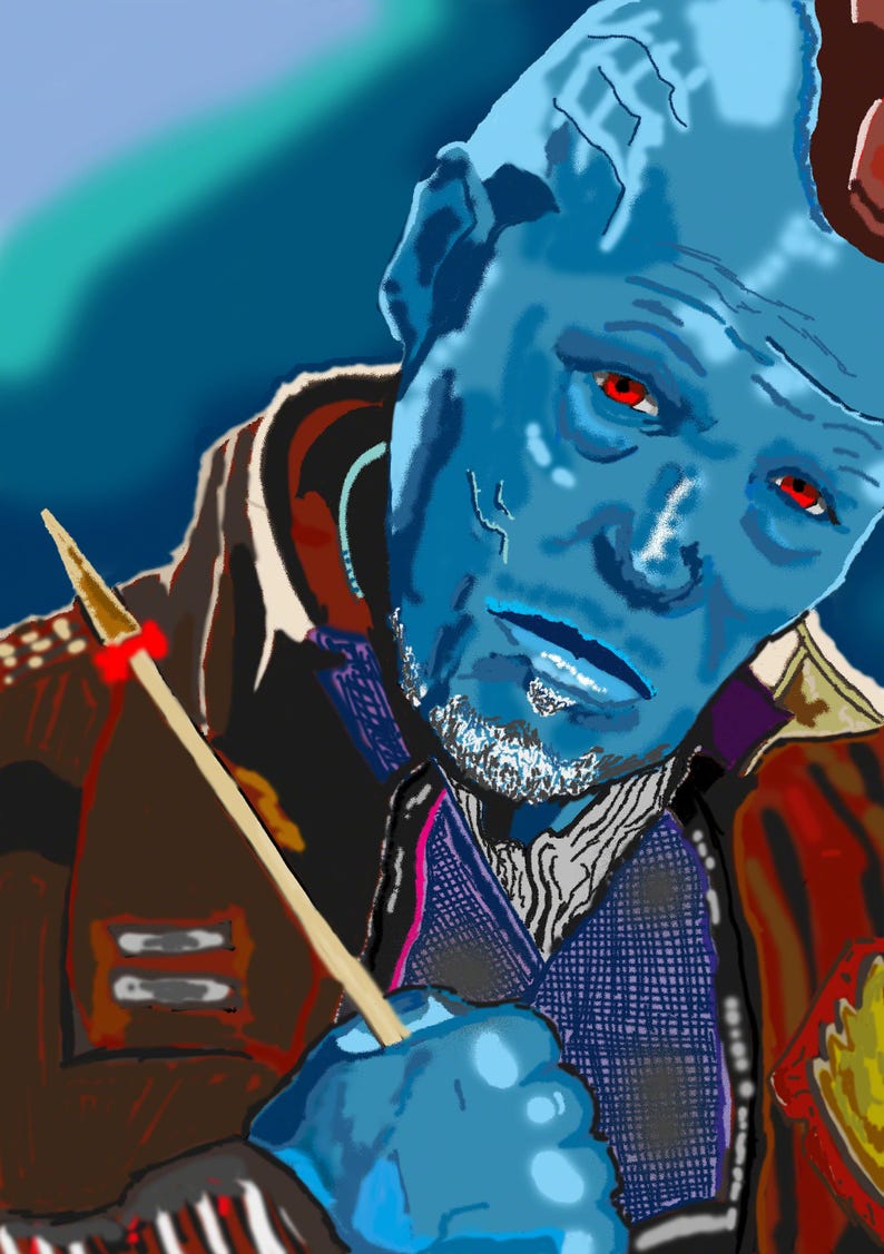 Yondu Wachter Der Galaxie Michael Rooker Schauspieler Etsy