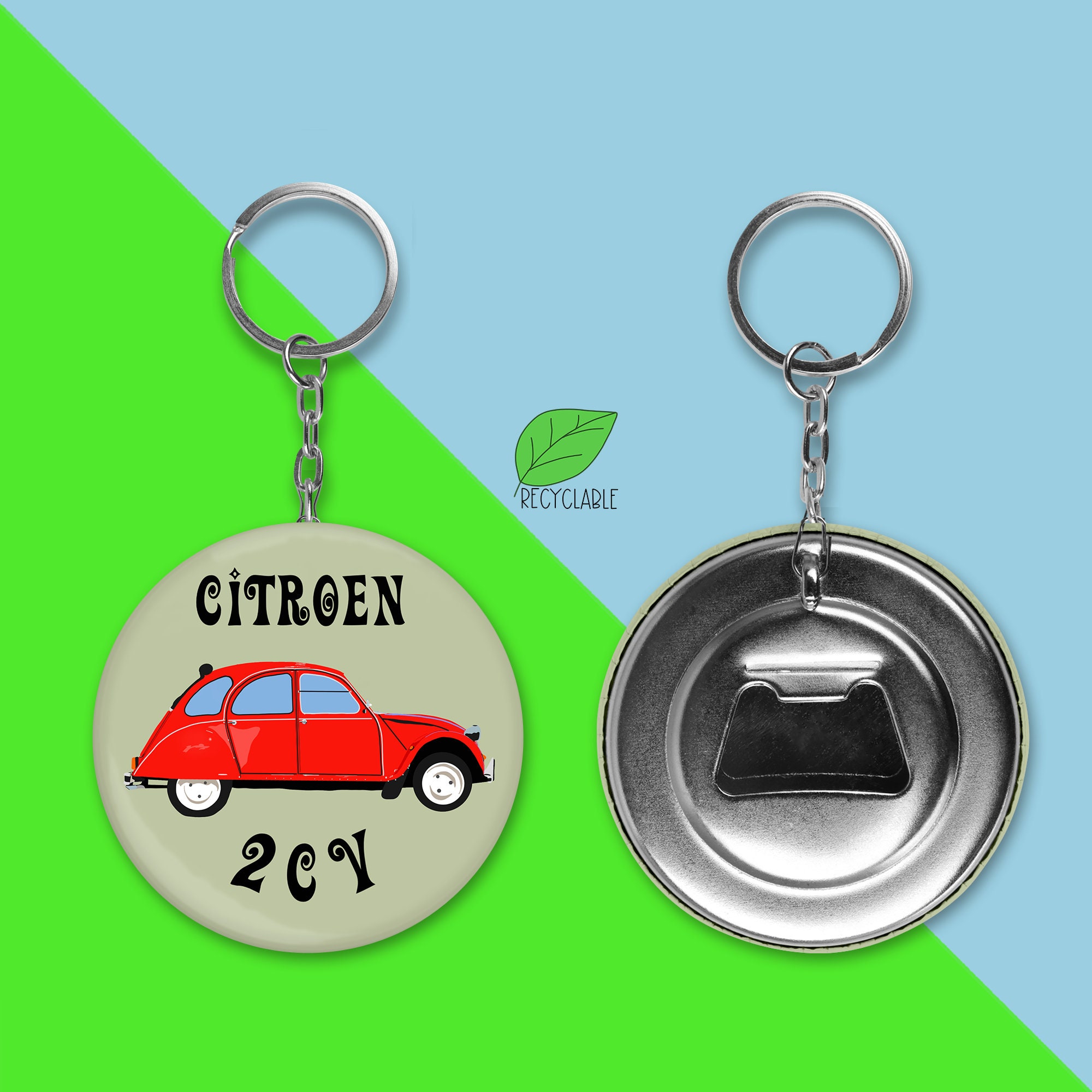 Porte-clés Citroën Ami Bleu