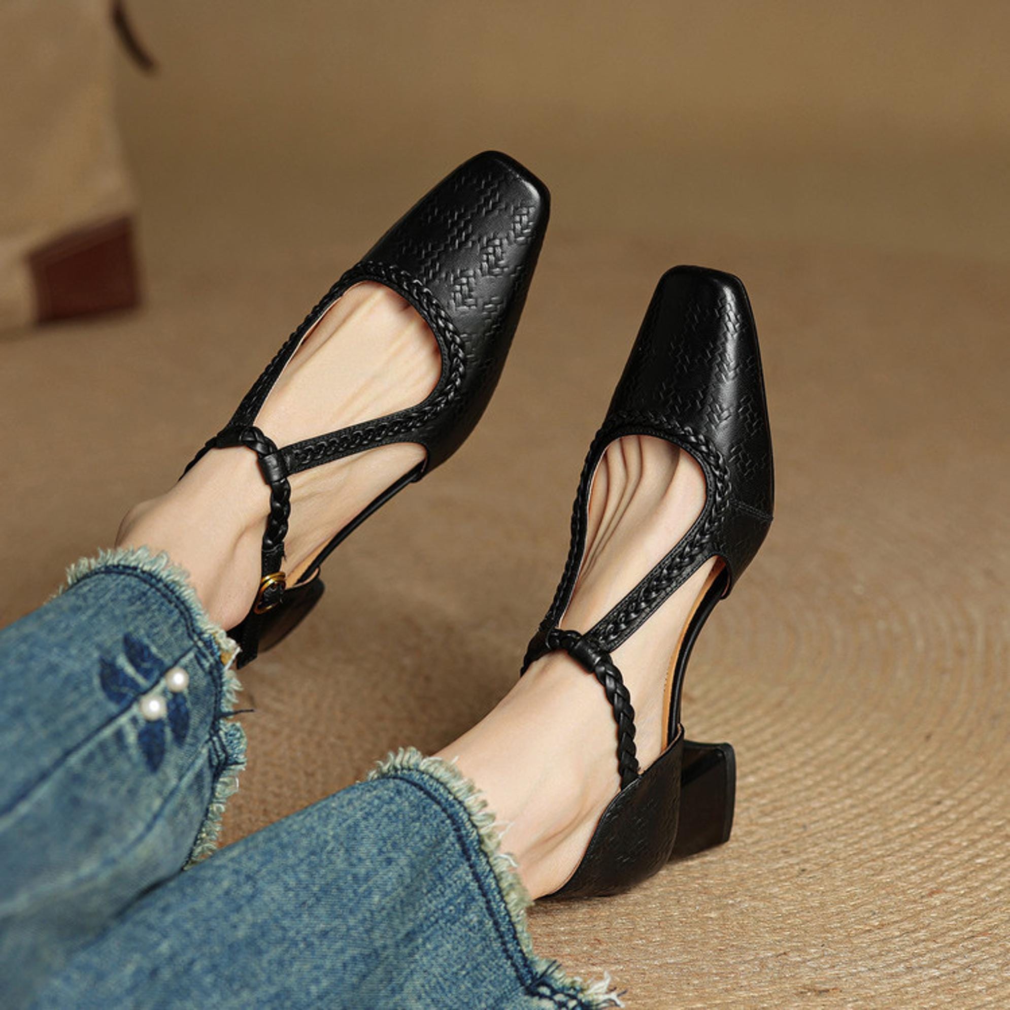 Summer Chunky Heels - Etsy UK