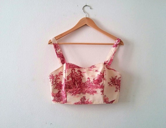 cotton bustier top