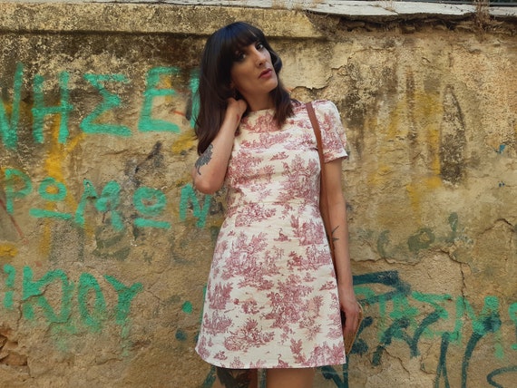 Robe en toile de jouy sales