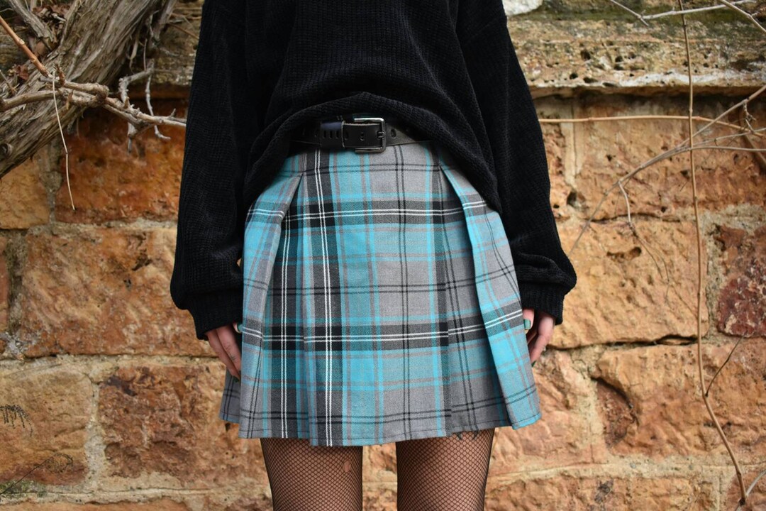 Minigonna A Pieghe Doppio Strato Blu Per Donna - Stile Hot Girl, Perfetta Per Estate E Feste