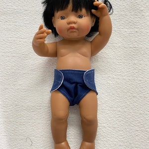 Miniland Doll Nappies for 38cm dolls boys and girls image 2