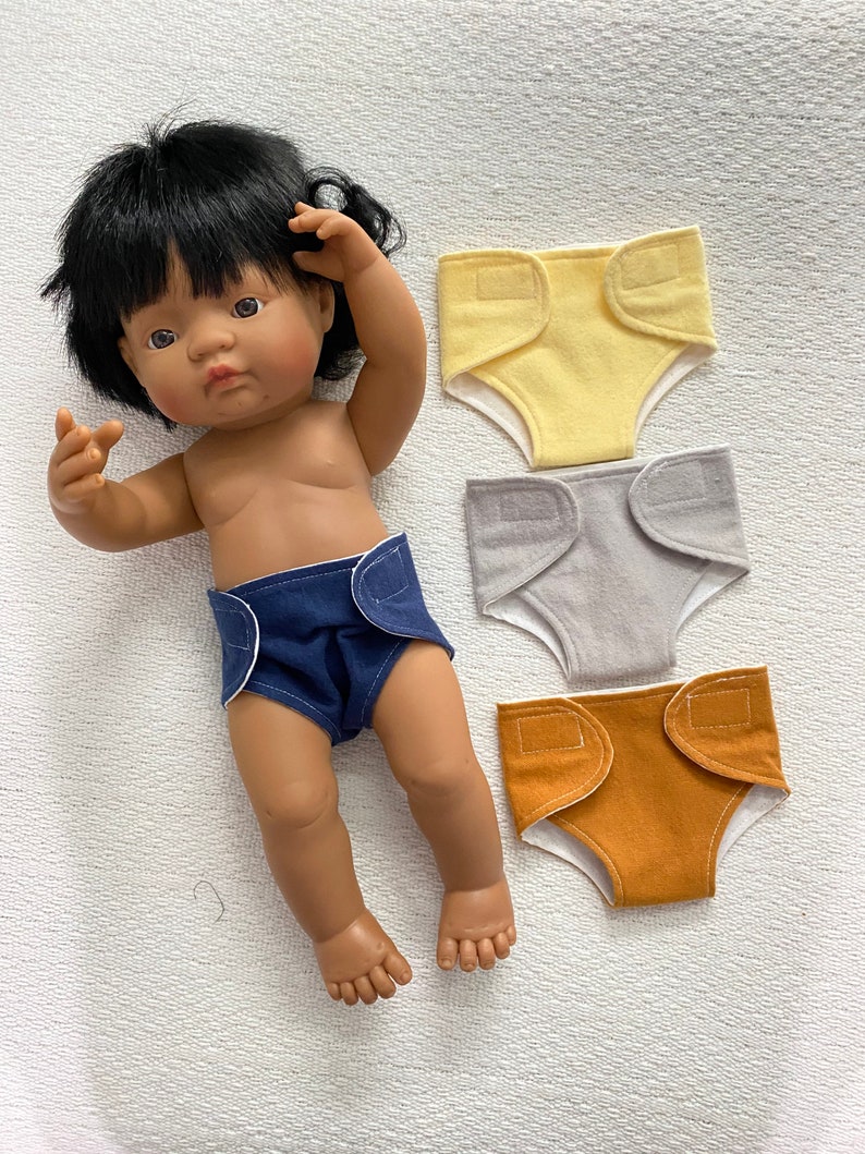 Miniland Doll Nappies for 38cm dolls boys and girls image 1