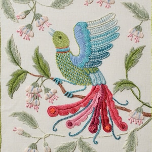 Crewel Embroidery Kit DAWN CHORUS image 1