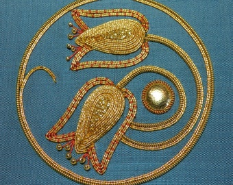 Goldwork Kit: TULIP MOON