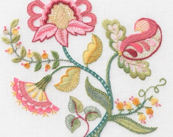 Crewel Embroidery Kit - SWEET REPOSE