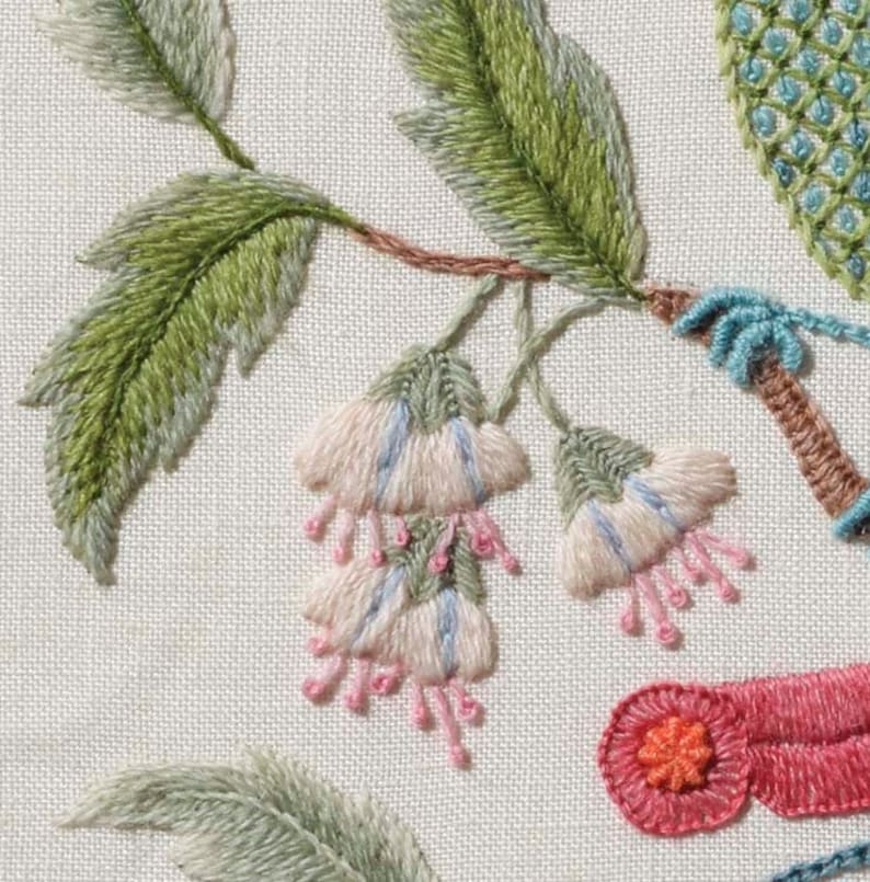 Crewel jessecmault kit dawn chorus  etsy