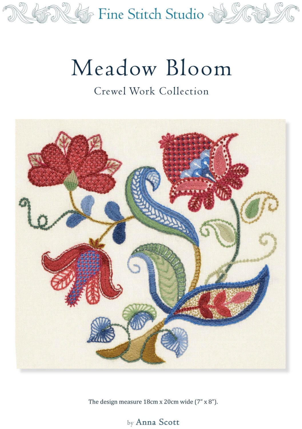 The Crewel Work Company ~ Jacobean Medley Crewel Embroidery Kit