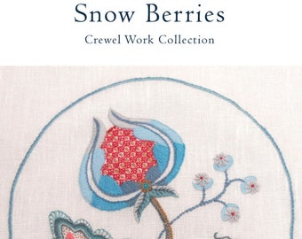 PDF download - SNOW BERRIES embroidery pattern