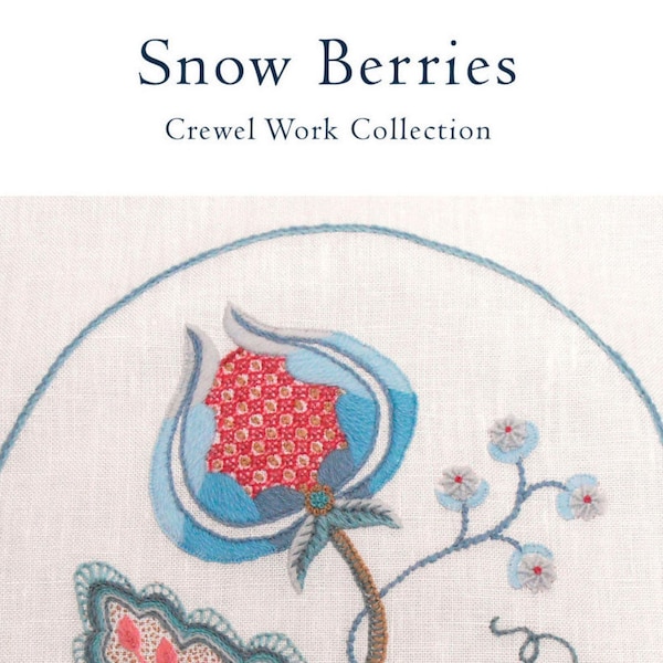 PDF download - SNOW BERRIES embroidery pattern