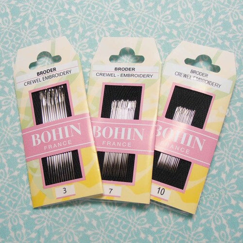 BULK Bohin CREWEL/EMBROIDERY Needles Choose Quantity & Size Etsy