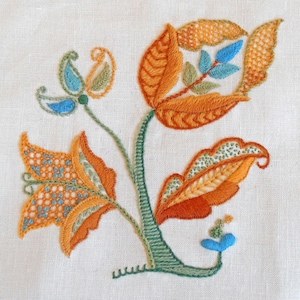 Crewel Embroidery Kit - AUTUMN GOLD