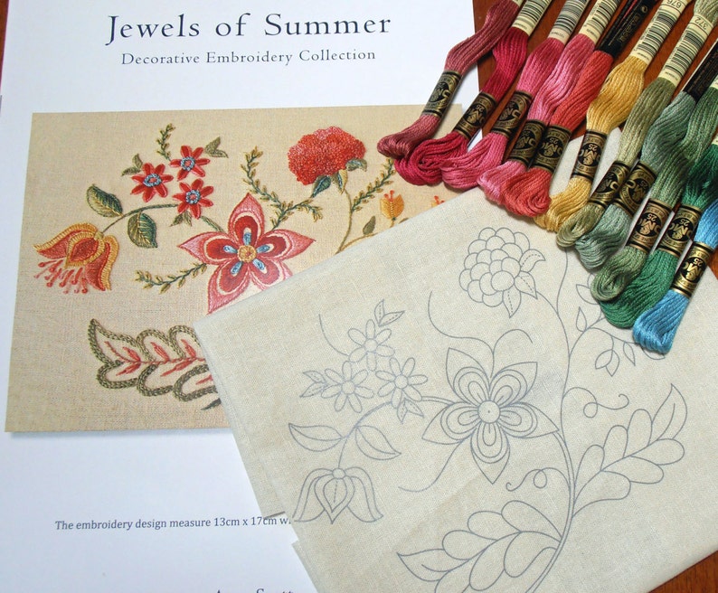 Embroidery Kit JEWELS of SUMMER Etsy
