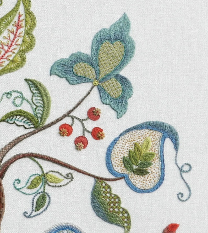Crewel Embroidery Kit MOUNTAIN OAK | Etsy