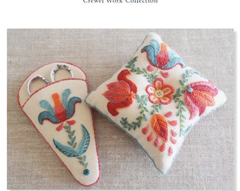 PDF Download - TULIPA Pin Cushion & Scissor Case