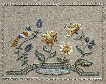 Silk Embroidery Kit: BY THE POND