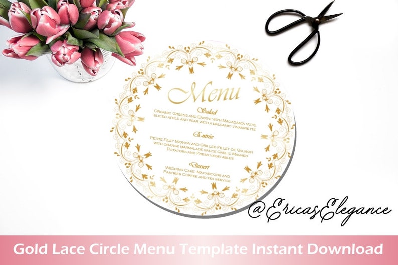 Round Menu Cards Template Burge Bjgmc Tb Org