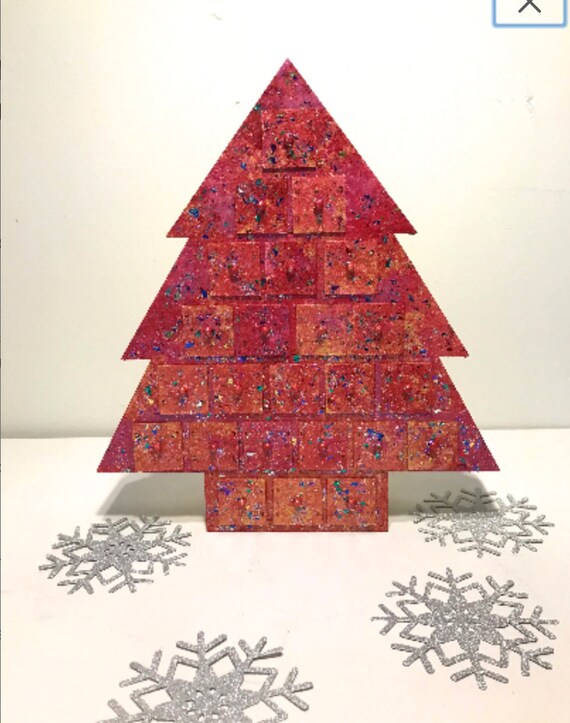 Advent Calendar Wooden Advent Calendar Hand Painted Advent - Etsy