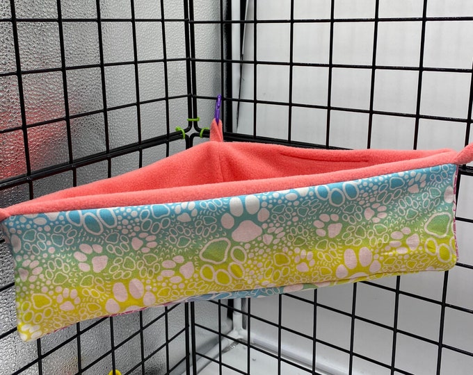 Sugar Glider Toy Box/rainbow Paw Print Etsy