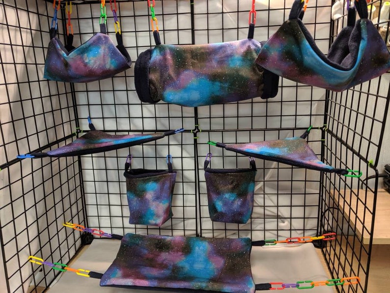 Forest 3-Piece Custom Sugar Glider Cage Set