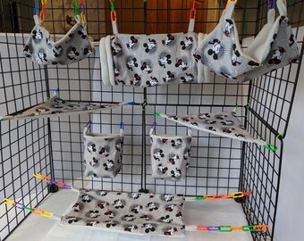 Forest 3-Piece Custom Sugar Glider Cage Set