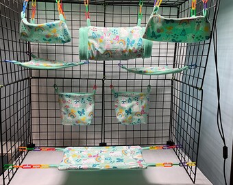 Picture of 8 Piece Sugar Glider Cage Set/ Christmas/sugar Glider Accessories - Etsy