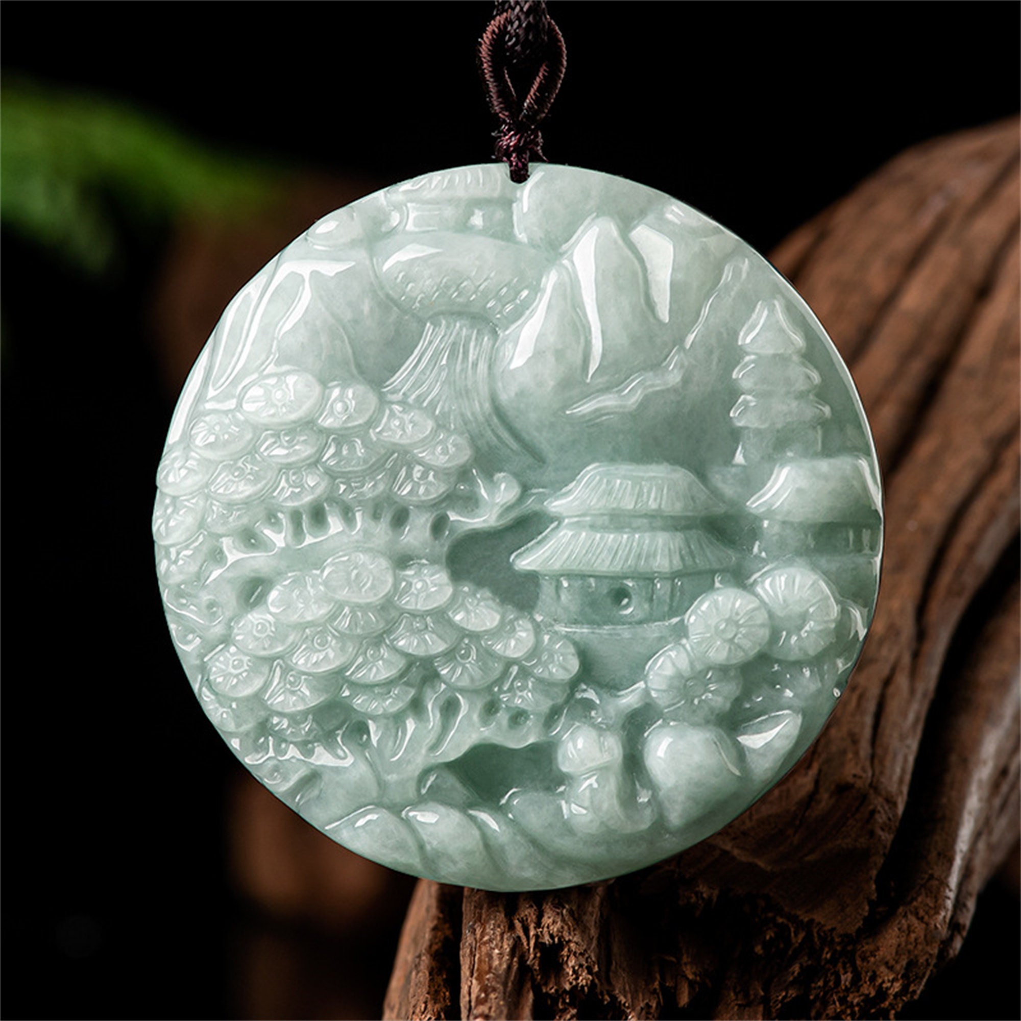 白翡翠の彫刻 - Etsy 日本