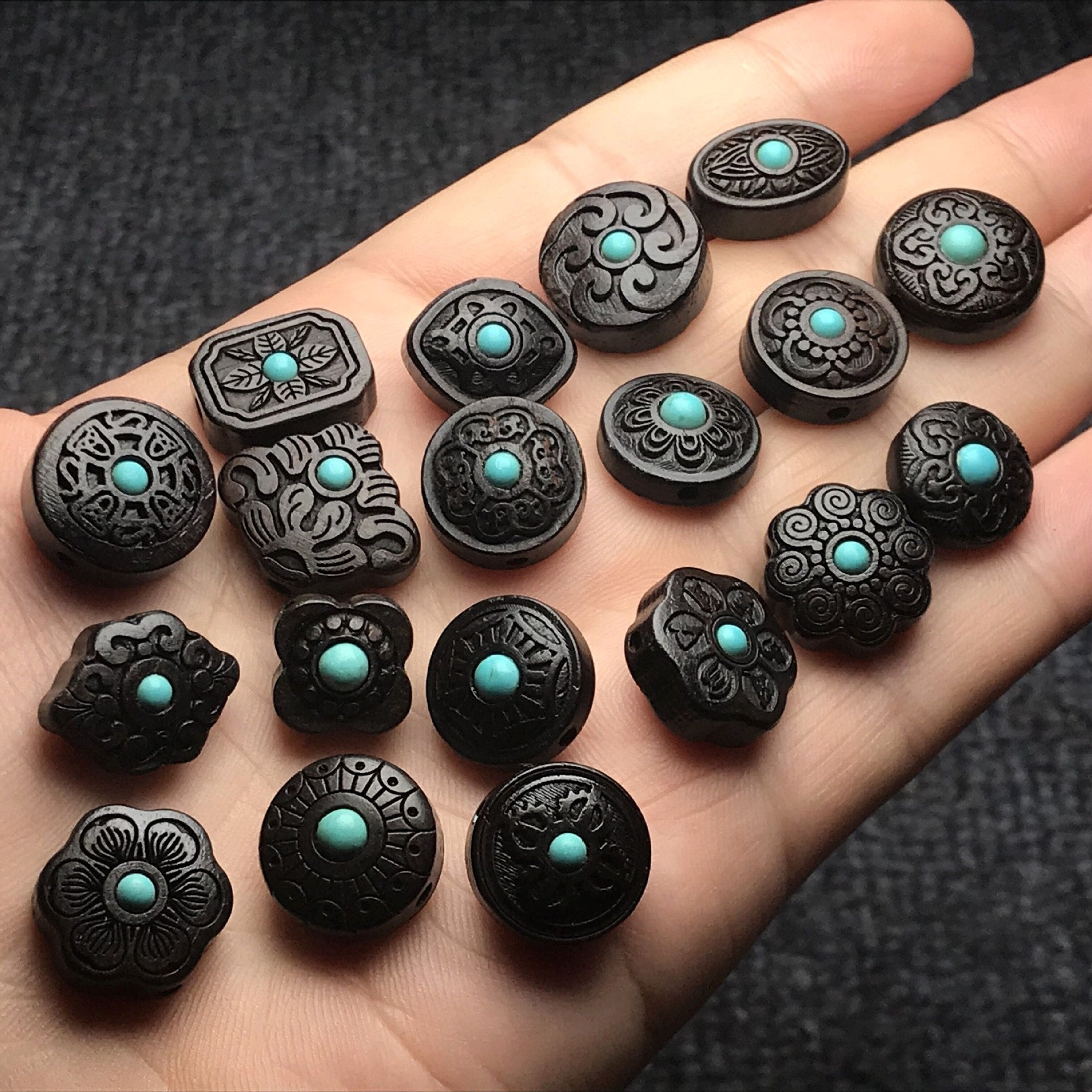 ⭐︎【天然】アクアマリン バングル 62.5mm