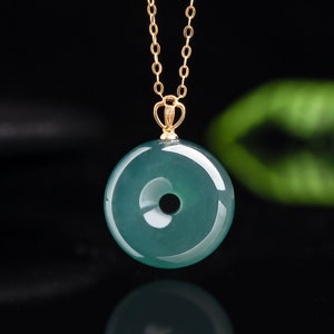 Natural Type A Icy Blue Watery Guatemalan Jadeite Safety Buckle Amulet Pendants,Icy Clear Blue Jade Loose Pendants,Donuts Rings,DIY Jewelry