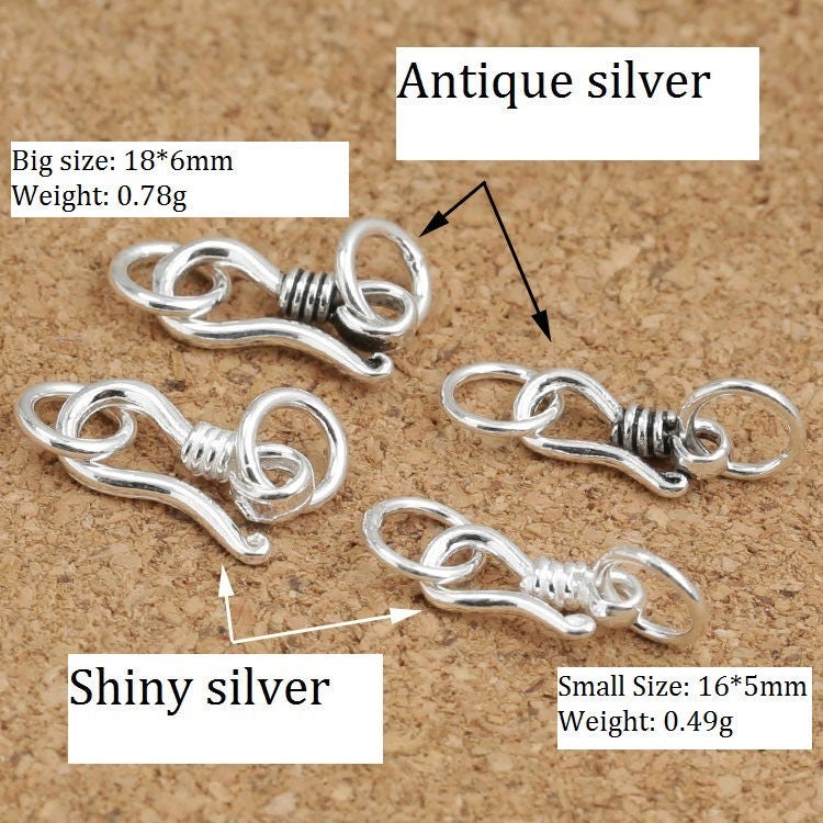 DDP | 925 Sterling Silver Hook Clasps,bracelet Clasps,necklace