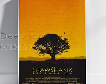 The Shawshank Redemption - Buxton Oak Tree Alternative Movie poster - Frank Darabont - Tim Robbins (Andy DuFresne) - Morgan Freeman (Red)