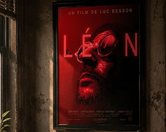 LEON - The Professional - Alternative Poster by 3ftDeep - Luc Besson - Jean Reno -Natalie Portman - Gary Oldman -