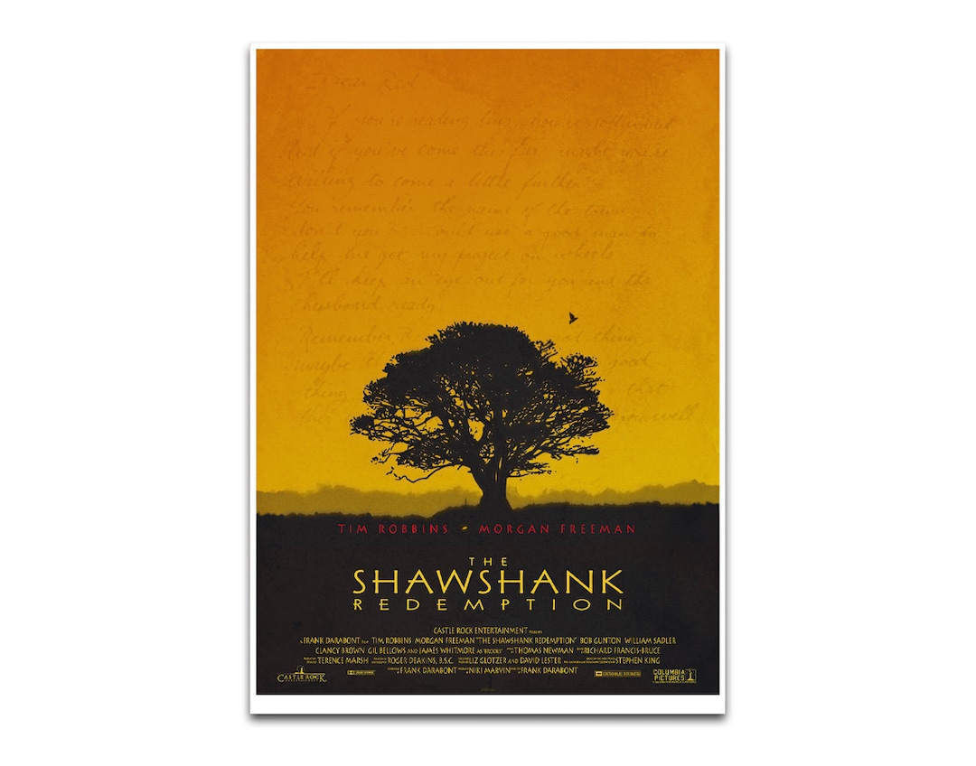 The Shawshank Redemption Buxton Oak Tree Alternative Movie Poster Frank