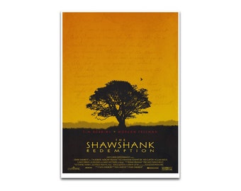 The Shawshank Redemption - Buxton Oak Tree Alternative Movie poster - Frank Darabont - Tim Robbins (Andy DuFresne) - Morgan Freeman (Red)