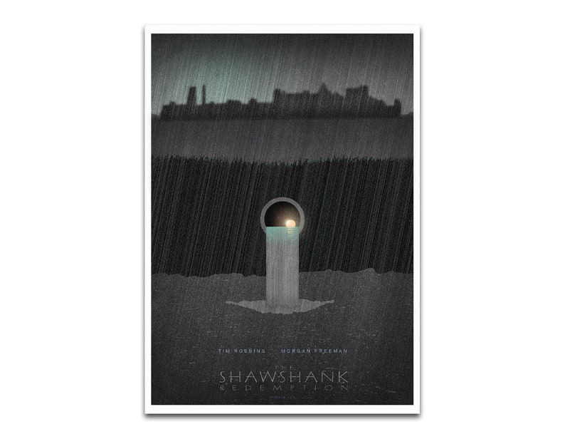 The Shawshank Redemption Prison Escape Pipe Alternative Movie Poster